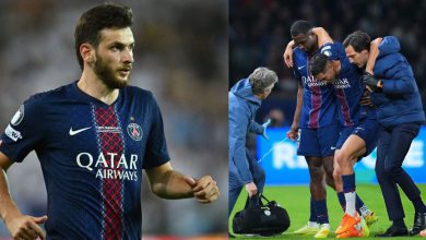 صورة كفاراتسخيليا يتحسّر على إصابة أشرف حكيمي وغيابه عن مباريات الفريق