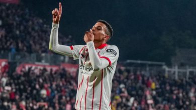 صورة أوناحي يسجل هدفا رائعا على ريال مدريد وكورتوا اكتفى بمتابعة الكرة تدخل مرماه- فيديو