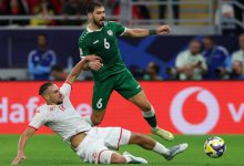 صورة التحكيم المغربي حاضر في مباراة تونس وفلسطين