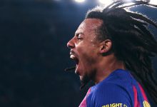 صورة كوندي يقود برشلونة للفوز على فرانكفورت في دوري أبطال أوروبا