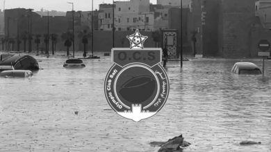 صورة أولمبيك آسفي يتقدم بتعازيه إلى أسر ضحايا الفيضانات بالمدينة