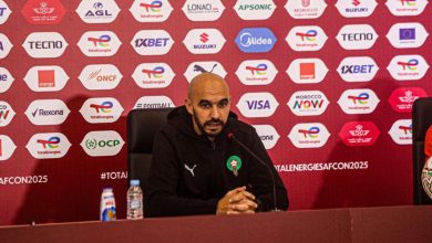 صورة وليد الركراكي: هذا ردي على الذكاء الاصطناعي ولا أريد جمهور سيلفي في كأس إفريقيا