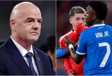 صورة إنفانتينو يُصدر بيانًا قويًا بشأن العنصرية تجاه فينيسيوس