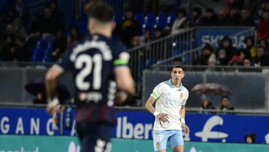 صورة حادثة غريبة في مباراة جواد الياميق الأولى في إسبانيا