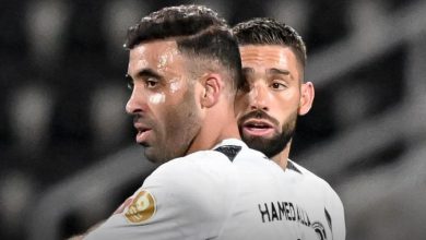 صورة حمد الله يسجل ستة أهداف في مباراة واحدة ويقود فريقه للفوز بـ13 دون رد