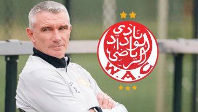 صورة إجراء من كارتيرون في حق لاعبي الوداد