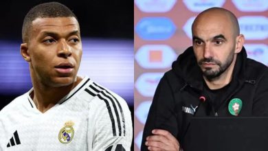 صورة مبابي يرشح وليد الركراكي لتدريب ريال مدريد ورد قوي من زملائه