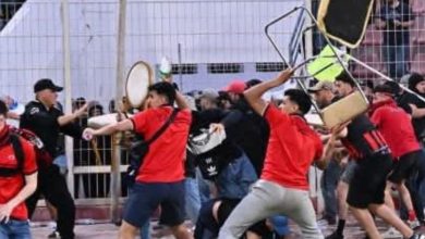 صورة شغب جمهور اتحاد العاصمة أمام أولمبيك آسفي يسدي خدمة للزمالك في نهائي الكونفدرالية