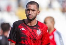 صورة استياء وغضب حكيم زياش بعد الخسارة أمام اتحاد طنجة