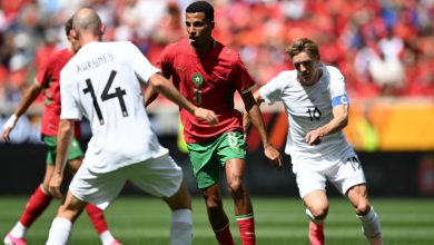صورة المنتخب المغربي يتعادل بهدف لمثله مع النرويج في وديته الأخيرة قبل انطلاق المونديال
