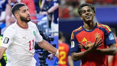 صورة يامال يبدي إعجابه بأداء اسماعيل الصيباري في كأس العالم