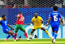 صورة تعادل مثير بين المغرب وهايتي في الشوط الأول