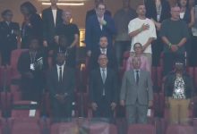صورة وهبي يخطف الأنظار في مباراة المغرب والجزائر