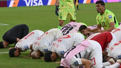 صورة إنجلترا تبقي على إنجاز تاريخي للمنتخب المغربي في كأس العالم