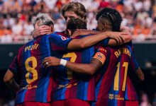 صورة برشلونة يعاقب فالنسيا بخماسية وينفرد بصدارة ترتيب “الليغا”