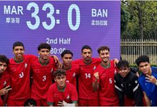 صورة بـ33 هدفا مقابل لا شيء.. المنتخب المغربي يكتسح بنغلاديش في كأس العالم